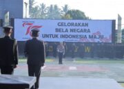 Polda Gorontalo Gelar Upacara Hari Bela Negara ke-76