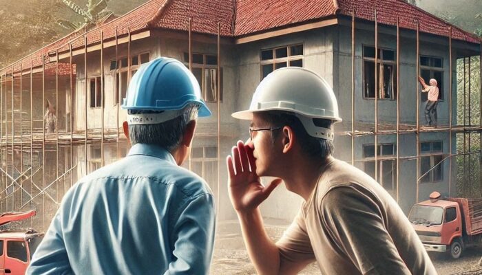Tidak Hanya Pekerjaan, Ternyata Pengawasan Proyek Gedung Puskesmas Mananggu Disulap?