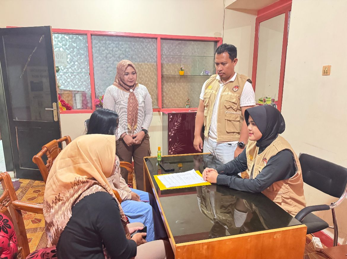 Suasana haru menyelimuti sesi trauma healing yang digelar oleh tim Psikologi Biro Sumber Daya Manusia (SDM) Polda Gorontalo/Hibata.id