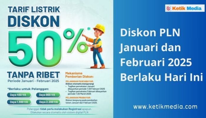 Diskon Tarif Listrik PLN 50 Persen, Simak Cara Belinya