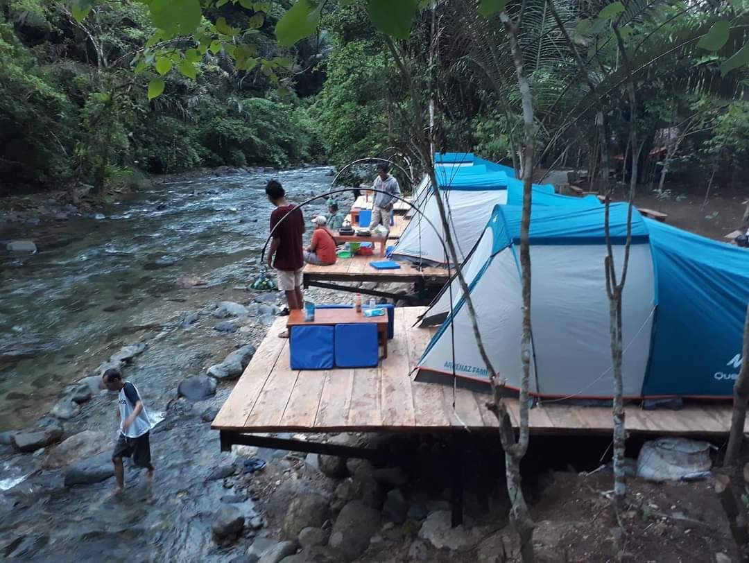 Keindahan Alami Sungai Ilomata River Camp, Destinasi Berkemah di Hutan Tropis/Hibata.id