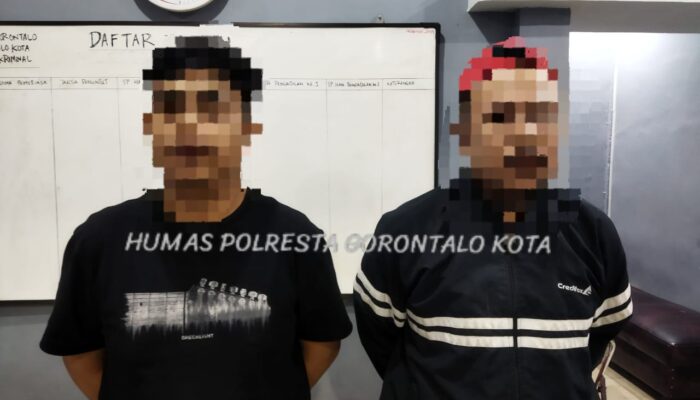 Polresta Gorontalo Kota Tangkap Dua Pelaku Penganiayaan di Kolam Renang Lahilote