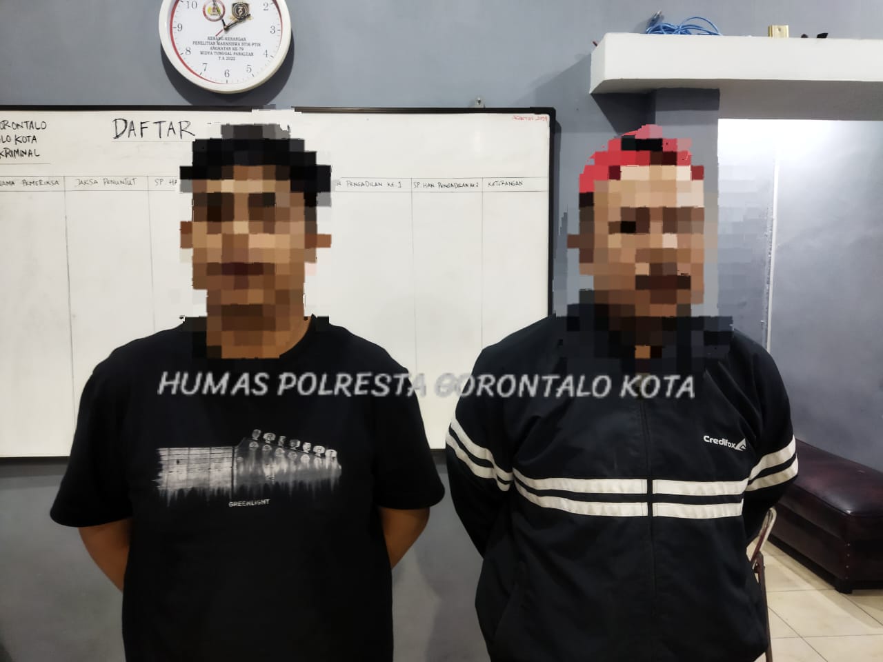 Tim Rajawali Polresta Gorontalo Kota Tangkap Dua Pelaku Penganiayaan di Depan Kolam Renang Lahilote/Hibata.id