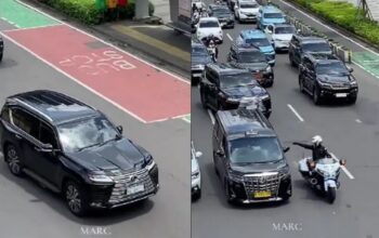 Menguak Pengguna Mobil Berpelat RI 36, Viral karena Aksi Patwal Arogan/Hibata.id