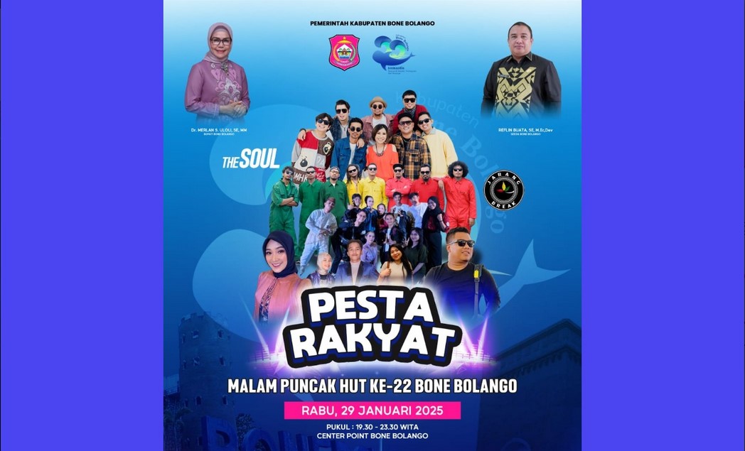 Puncak perayaan Hari Ulang Tahun (HUT) Kabupaten Bone Bolango ke 22/Hibata.id