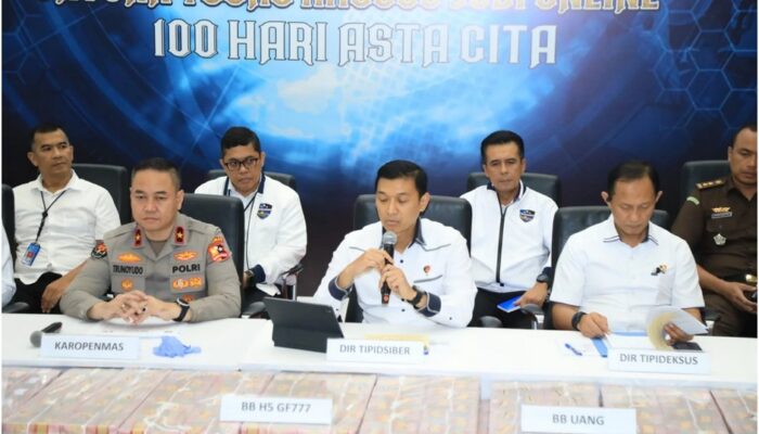 Polri Bongkar Tiga Kasus Besar Judol Internasional, Sita Aset Rp61 Miliar
