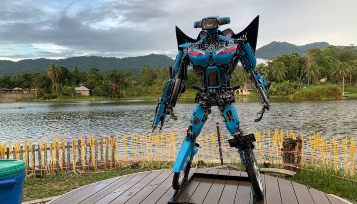 Robot Motor Transformer, Danau Perintis Jadi Destinasi Wisata Ikonik