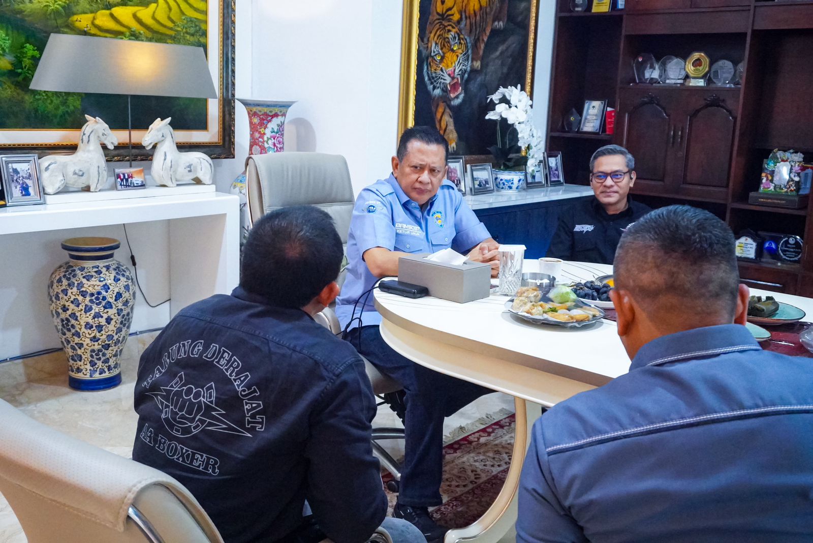 Terima Pengurus PB KODRAT, Bamsoet Dorong Persiapan Atlet Tarung Derajat Hadapi POPNAS dan POMNAS 2025/Hibata.id