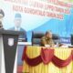 Penjabat (Pj) Wali Kota Gorontalo, Ismail Madjid saat memberikan sambutan di bimbingan teknis (Bimtek) penyusunan LPPD tahun 2024. (Foto: Humas Pemkot Gorontalo)