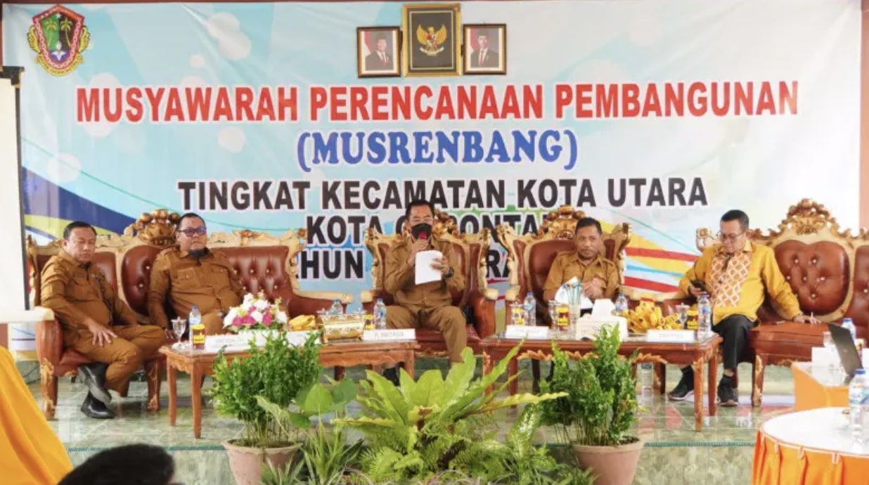 Kegiatan musrembang di Kecamatan Kota Utara, Kota Gorontao. (Foto: Humas Pemkot Gorontalo)