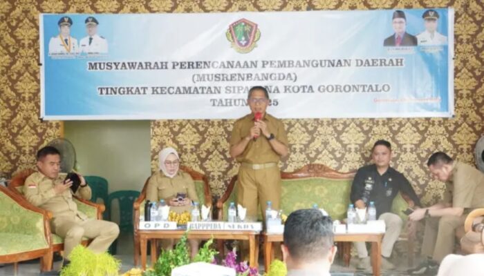 Sekda Kota Gorontalo Tampung Ragam Usulan di Musrenbang di Sipatana