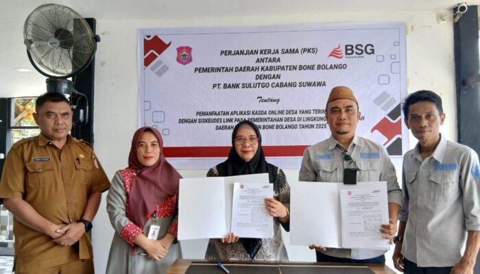 Pemkab Bonebol dan Bank SulutGo Integrasikan Kasda Online Desa dengan Siskeudes