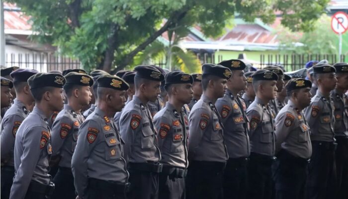 Apel Polda Gorontalo, Kesiapan Pengamanan Penetapan Pasangan Cakada