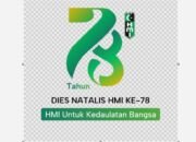 Logo Milad HMI ke-78: Simbol Keimanan, Ilmu dan Kemakmuran