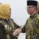 Merlan saat menghadiri Rapat Paripurna DPRD Bone Bolango terkait Pengumuman Usulan Pemberhentian Bupati Bone Bolango Masa Jabatan 2021-2025/Hibata.id