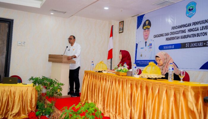 Pj Sekda Buteng Buka Pendampingan Penyusunan Cascading dan Crosscutting di Makassar