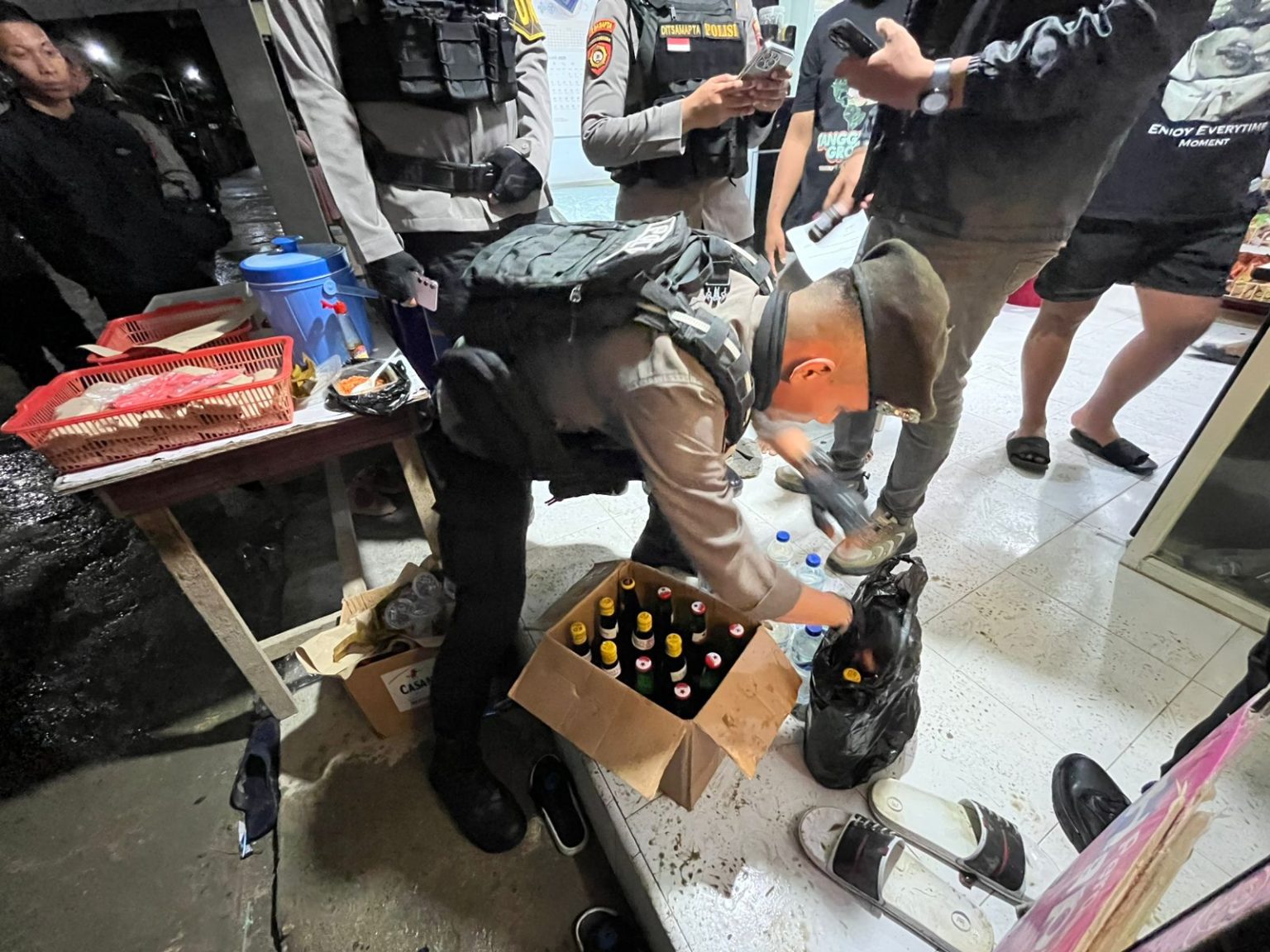 Direktorat Samapta Polda Gorontalo terus mengintensifkan patroli keamanan dan ketertiban masyarakat/Hibata.id