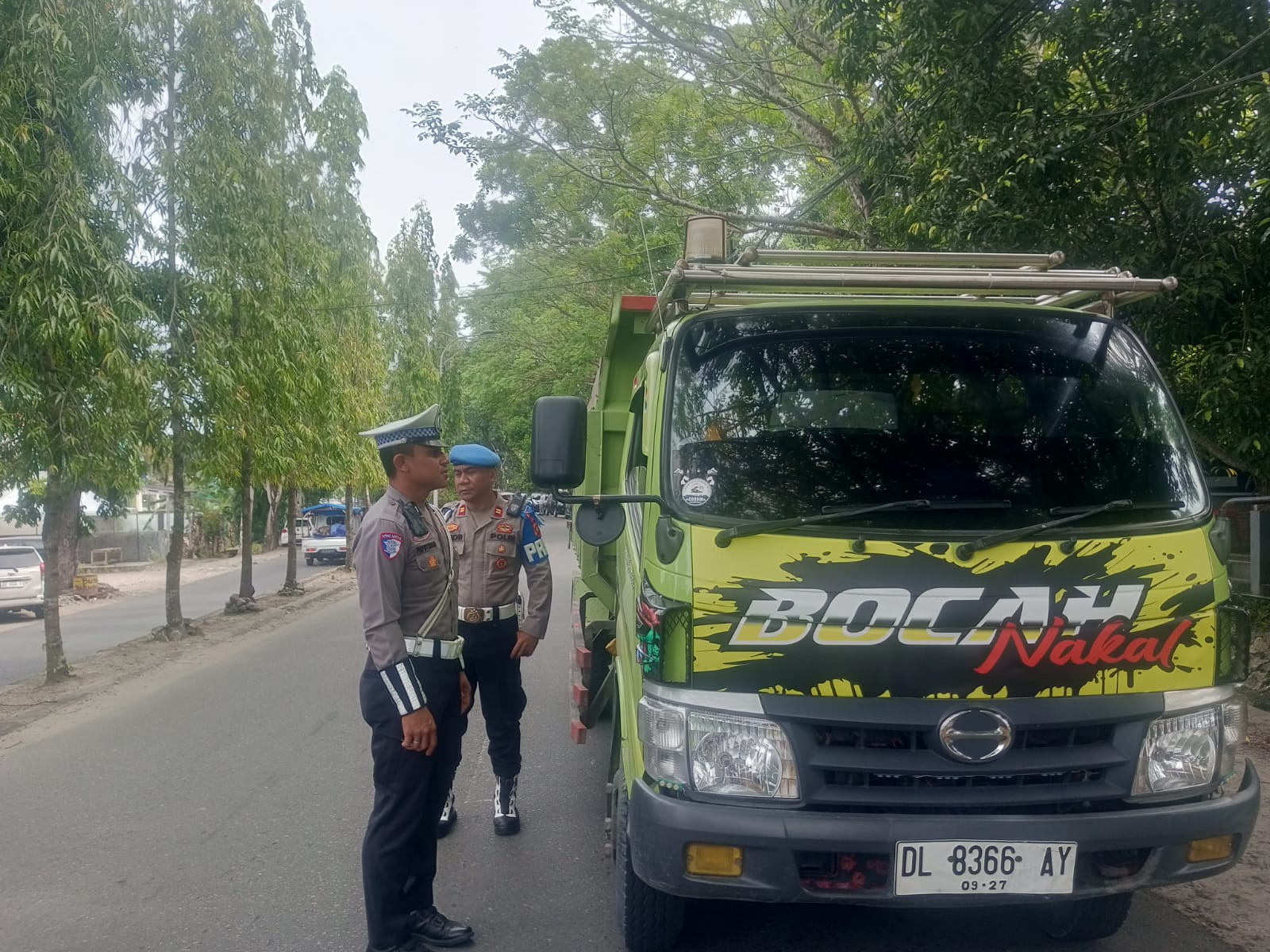 Operasi Keselamatan Otanaha 2025, Polda Gorontalo Tindaki Truk Over Kapasitas/Hibata.id