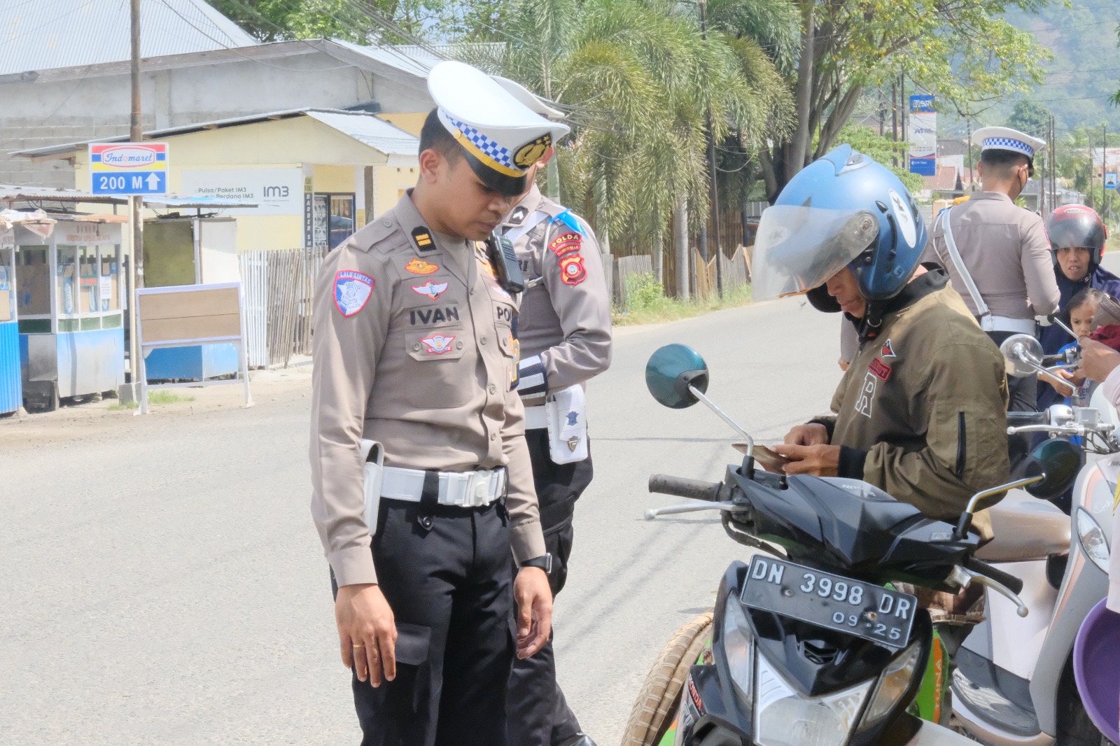 Direktorat Lalu Lintas (Ditlantas) Polda Gorontalo terus mengintensifkan operasi keselamatan di hari keempat/Hibata.id