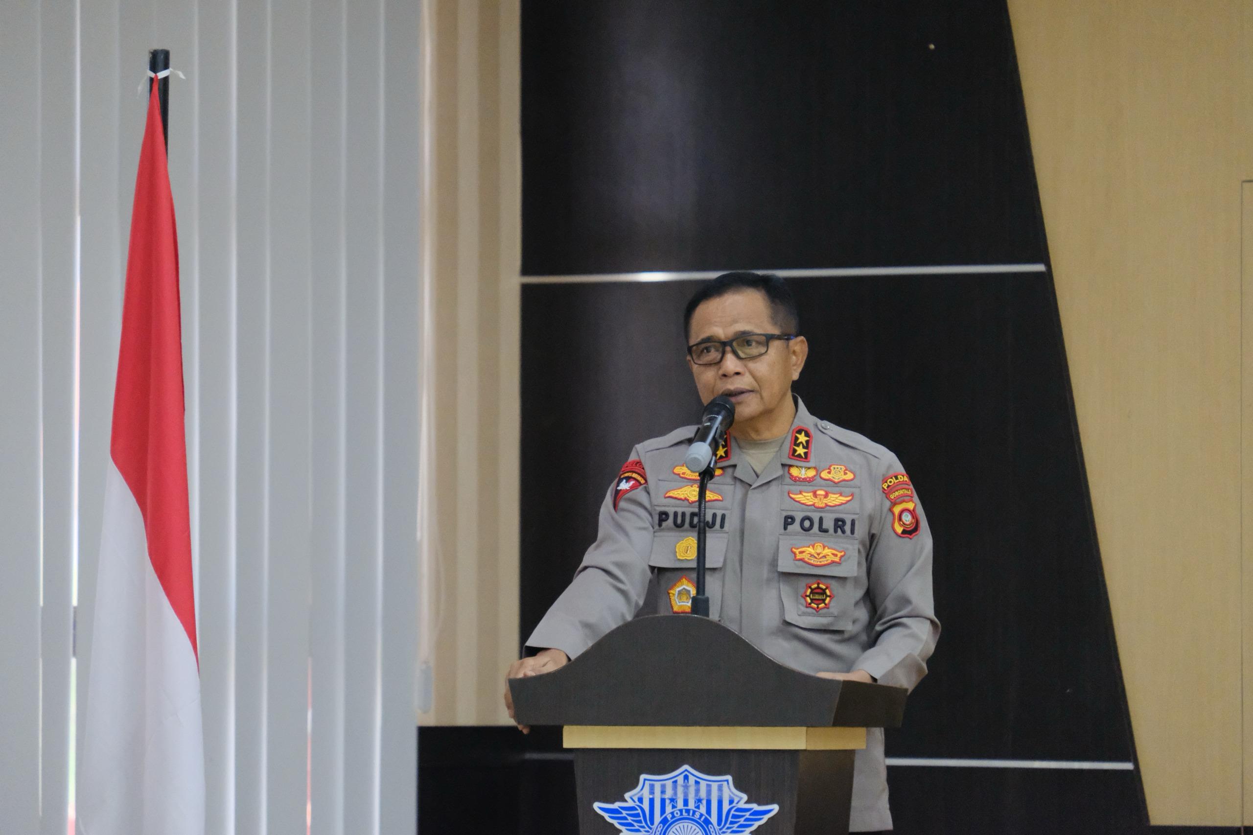 Kapolda Gorontalo Irjen Pol. Drs. Pudji Prasetijanto Hadi/Hibata.id