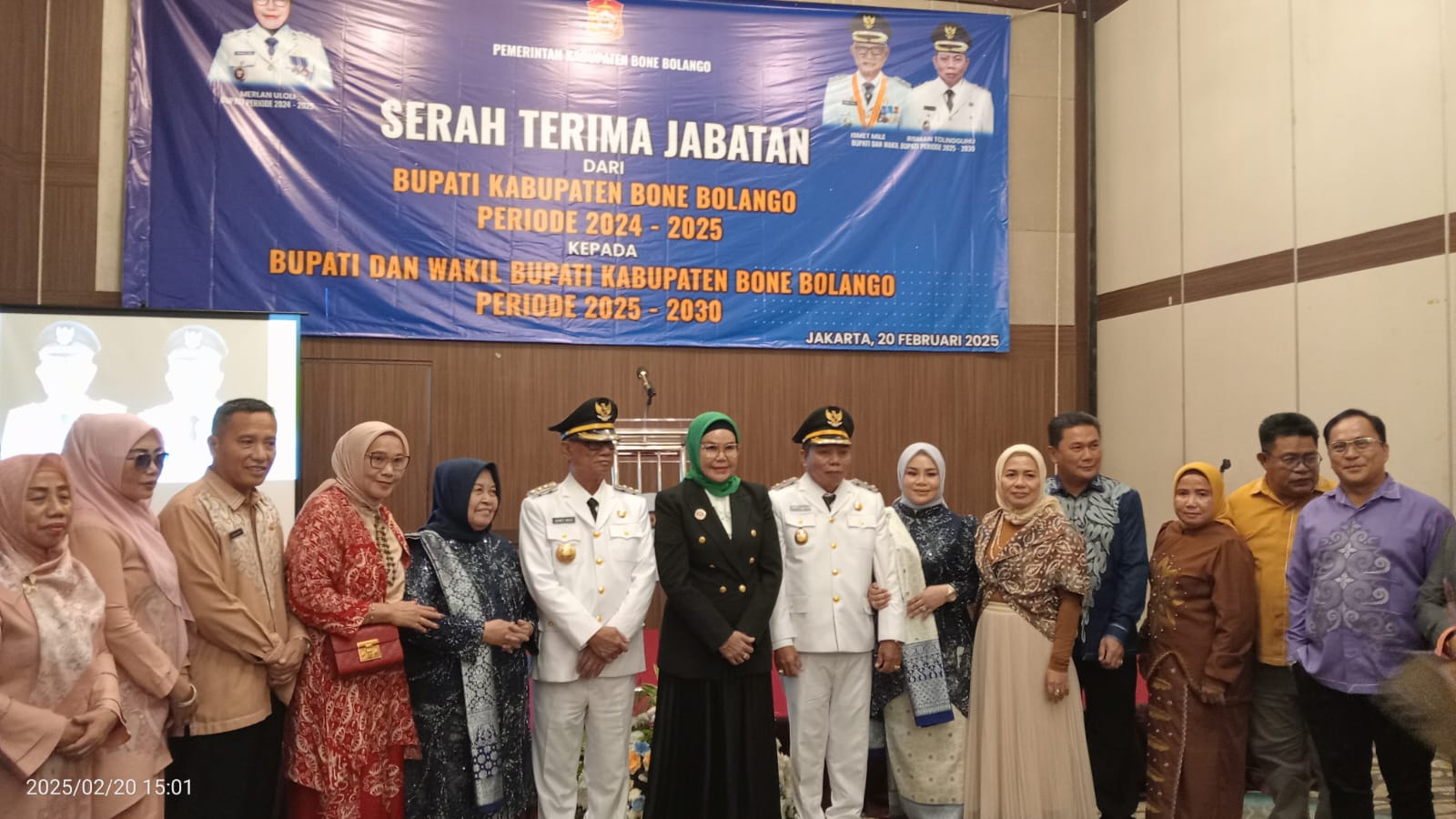 Acara Serah Terima Jabatan yang berlangsung di Aula Hotel The Acacia, Jakarta. (Foto: Dok. Istimewa)