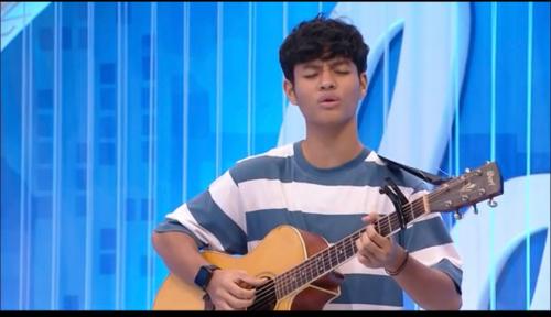 Axelo harus mengakhiri perjalanannya di ajang Show 4 Indonesian Idol XIII/Hibata.id