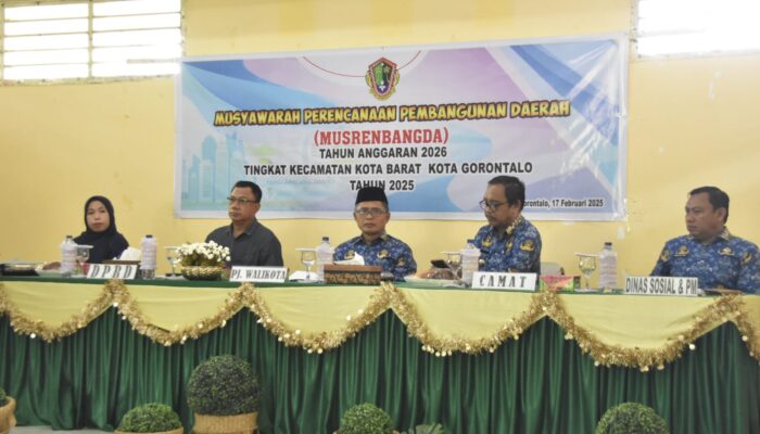 Ismail Madjid Bahas RPJMD 2025-2029 di Musrenbang Kecamatan Kota Barat