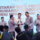 Kapolri Jenderal Listyo Sigit Prabowo memimpin groundbreaking serentak program perumahan subsidi bagi anggota Polri dan pegawai negeri sipil Polri./Hibata.id