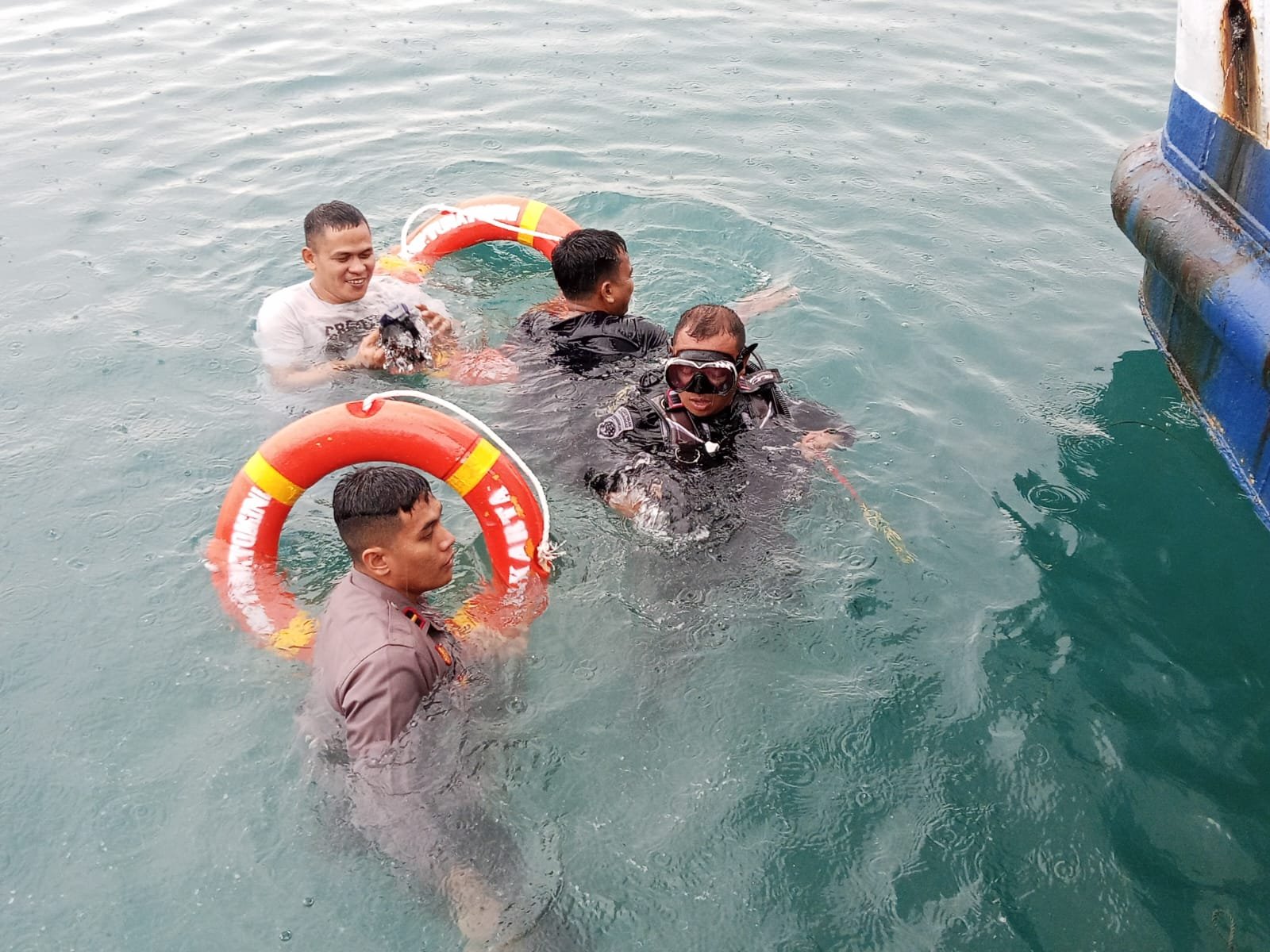 Kapolsek Kawasan Pelabuhan Gorontalo Ipda Reza Reyzaldy/Hibata.id