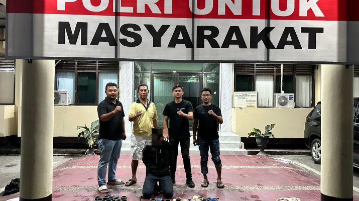 Seorang pria berinisial FGN (23), warga Kecamatan Kota Barat, diamankan saat hendak menjual barang curian/Hibata.id