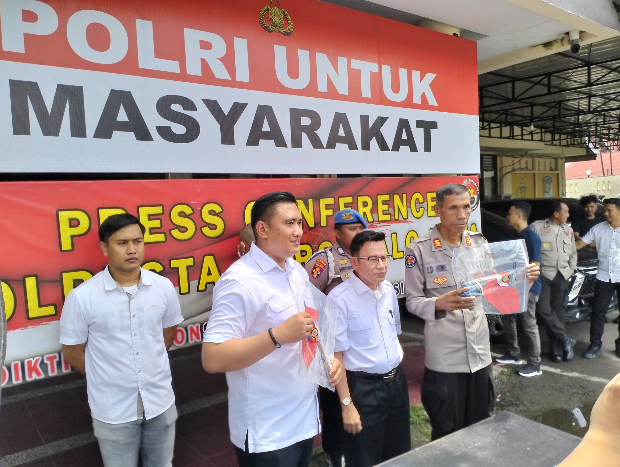 Polresta Gorontalo Kota Ungkap Pencurian 26 Meteran Air, Pelaku Nekat karena Terlilit Utang/Hibata.id
