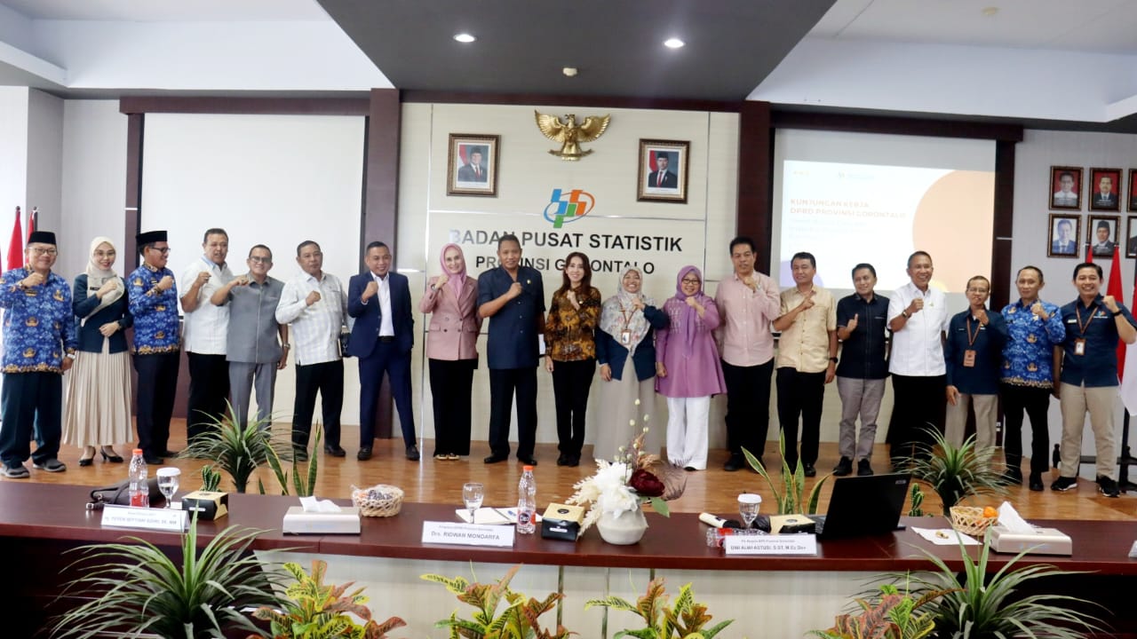 Pansus LKPJ DPRD Gorontalo Sinkronkan Data Pembangunan bersama BPS Provinsi/Hibata.id