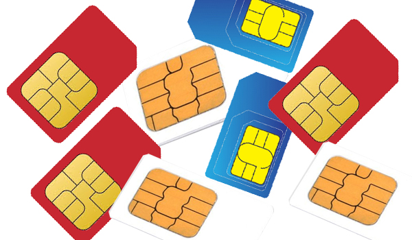Ilustrasi Kartu SIM ilegal/Hibata.id