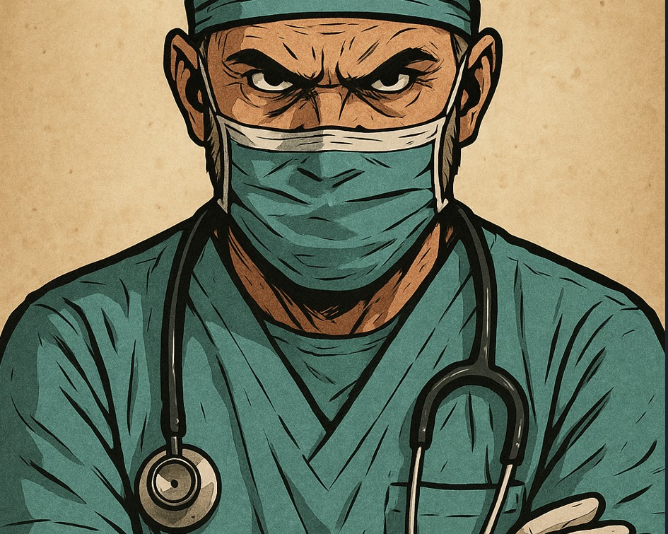 Ilustrasi Dokter Mafia/Hibata.id/AI