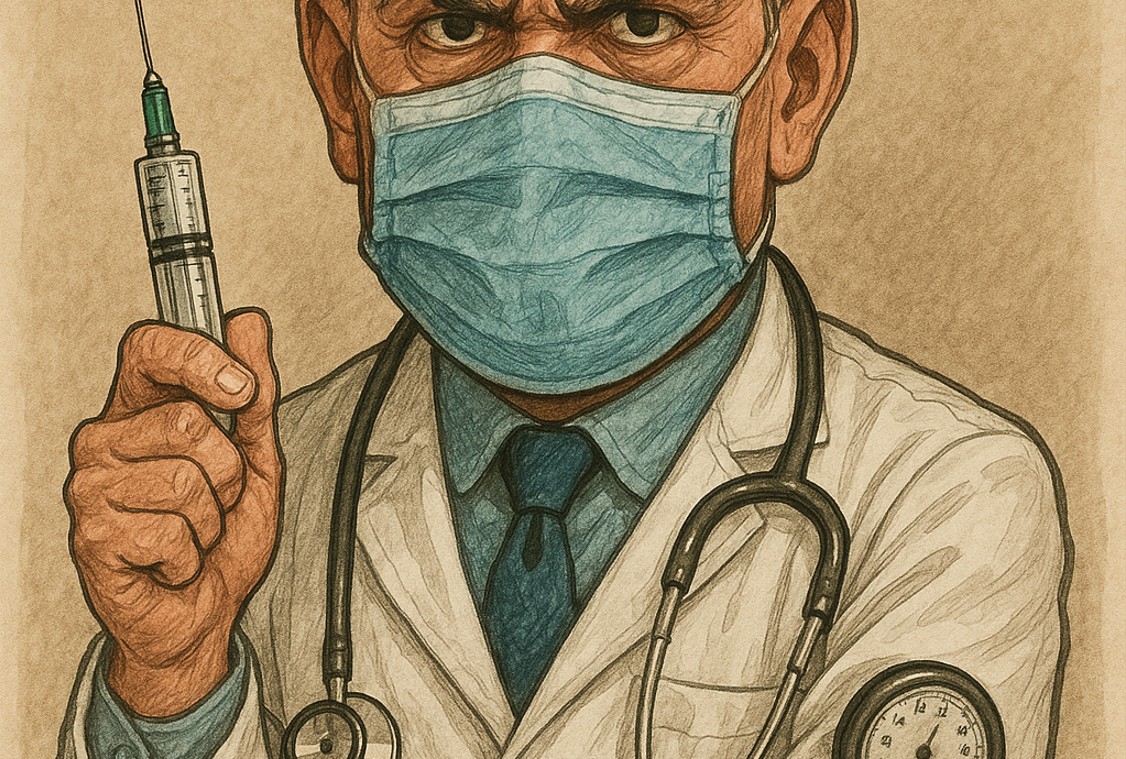 Ilustrasi Dokter Mafia/Ai/Hibata.id