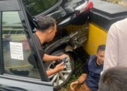 Idris Usuli, mengalami kecelakaan tunggal di wilayah Kecamatan Anggrek. Foto: istimewa