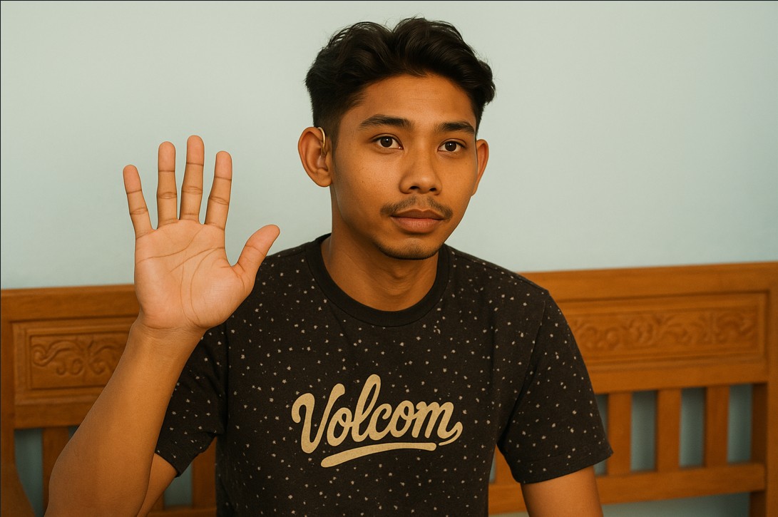 Djakarian Hasan, warga Desa Buhu, Kecamatan Talaga Jaya, Kabupaten Gorontalo/Hibata.id