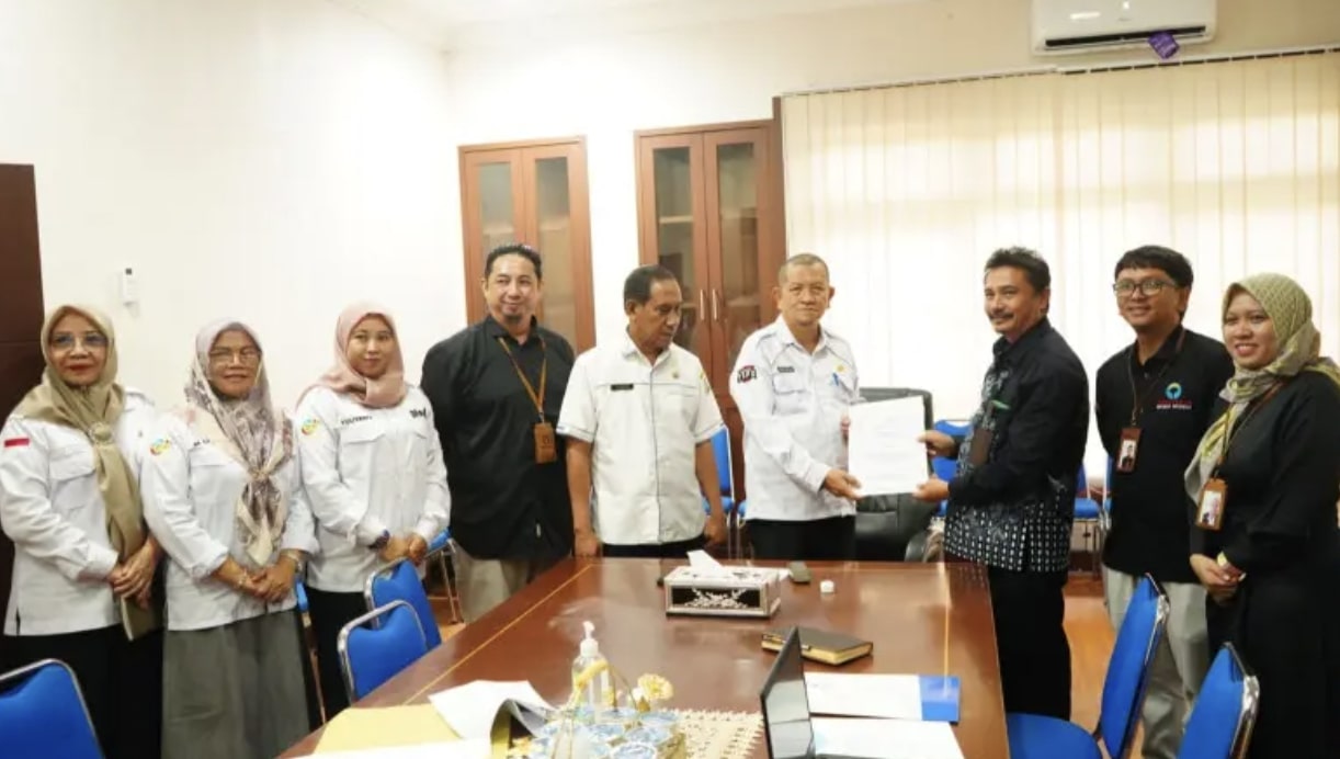 Pemkot Gorontalo saat bertemua dengan Ombudsman Gorontalo. (Foto: Humas Pemkot Gorontalo)