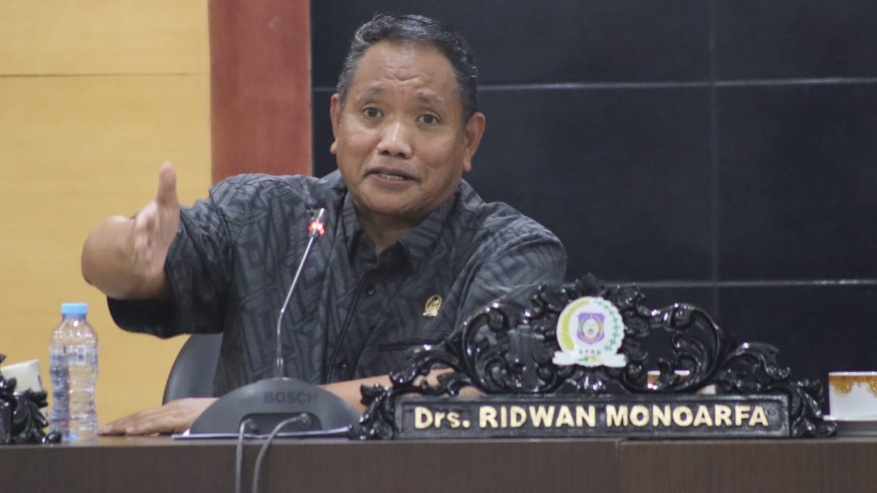 Wakil Ketua DPRD Provinsi Gorontalo, Ridwan Monoarfa/Hibata.id