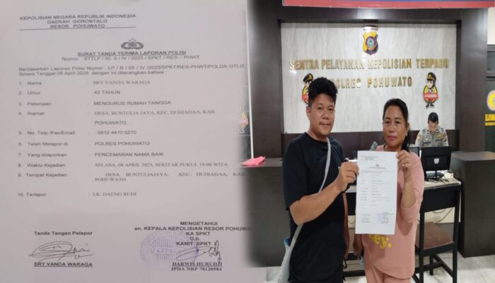 Dinilai Cemarkan Nama Baik, Daeng Rudy yang Terduga Pelaku Usaha PETI Bulangita Dipolisikan