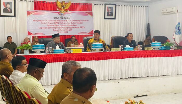 Pemkab Buteng Sampaikan Jawaban Pandangan Fraksi DPRD Terkait LKPJ Bupati 2024