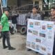 Puluhan Mahasiswa yang tergabung dalam Gerakan Mahasiswa Menuntu Perubahan menggelar aksi unjuk rasa di depan Polda Gorontalo. (Foto: Dok. Istw Hibata.)