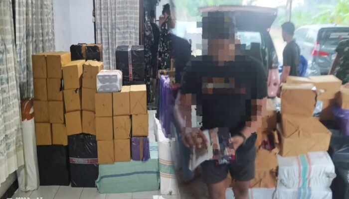 Penyelundupan Rokok Ilegal Berhasil Digagalkan di Perbatasan Gorontalo–Sulteng