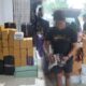 Ketika operasi gabungan menggagalkan upaya penyelundupan rokok ilegal tanpa pita cukai. (Foto: Dok. Istw Hibata.id)