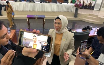 Meyke Camaru usai dipilih sebagai Ketua Panitia Khusus (Pansus) Pertambangan di Gorontalo/Hibata.id