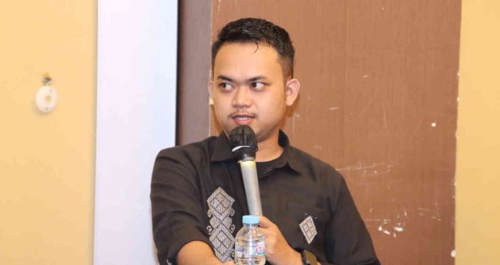 Ketua Aliansi Mahasiswa dan Masyarakat Peduli Korupsi (AMMPK) Gorontalo, Man'uth M. Ishak,(foto Istimewa