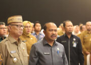 Bupati Ismet Mile saat menghadiri Musyawarah Perencanaan Pembangunan Daerah (Murenbangda) Rencana Kerja Pemerintah Daerah (RKPD) Provinsi Gorontalo, di Grand Q Hotel Kota Gorontalo, Selasa (29/4/2025). (F.dok.istimewa)/Hibata.id