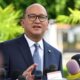Menteri Investasi dan Hilirisasi Rosan Roeslani memberikan keterangannya di Istana Kepresidenan, Jakarta, pada Rabu, 7 Mei 2025 Foto: BPMI Setpres/Cahyo /Hibata.id