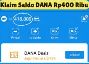 Saldo DANA Gratis hingga Rp400 Ribu, Cukup dengan Beberapa Langkah/Hibata.id