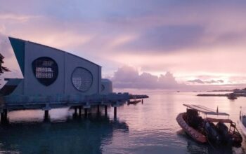 Masjid Terapung Nurul Bahri, Pohuwato ini belum lama diresmikan oleh pemerintah setempat/Hibata.id